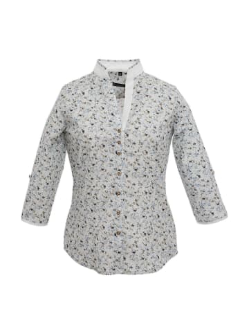 OS-Trachten Bluse 450000-4300 in mittelblau