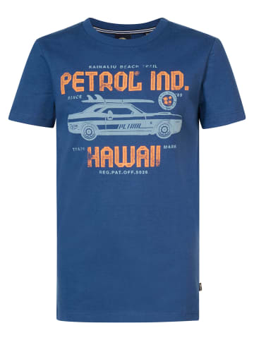 Petrol Industries T-Shirt mit Aufdruck Offshore in Blau