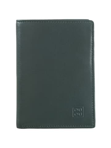 DuDu Tiberio Geldbörse RFID Schutz Leder 9.5 cm mangrove