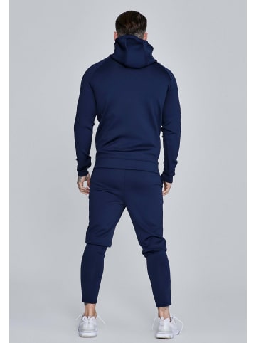 SikSilk Sweatjacke Essentials Poly FullZip in Navy