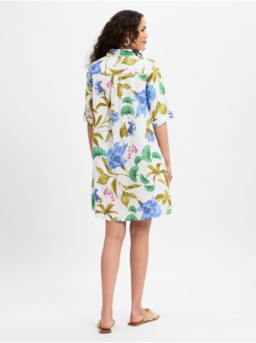 Marie Lund Kleid in oliv mehrfarbig - 0044