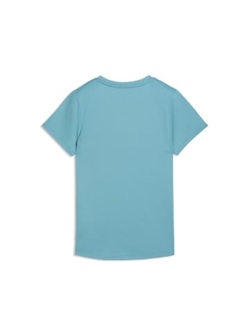 Puma Top "W Tad Essential Vneck Tee" in Blau