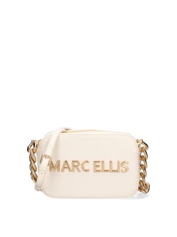Marc Ellis Shoulder Bag in MILKY WHITE AND GOLD