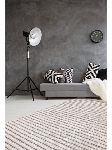 Kurzflor Teppich Nadine 210 in Natur Creme