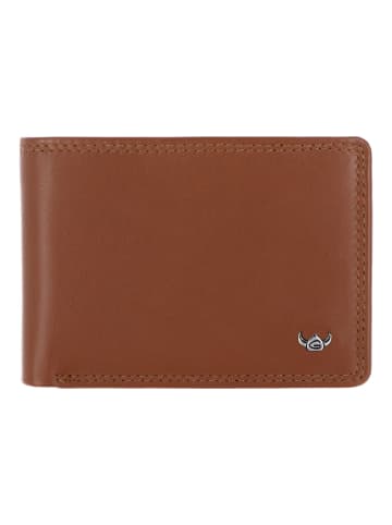 Golden Head Polo Geldbörse RFID Schutz Leder 11 cm in cognac