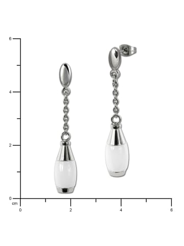 Amello Ohrringe Edelstahl (Stainless Steel) Kegel Ohrhänger