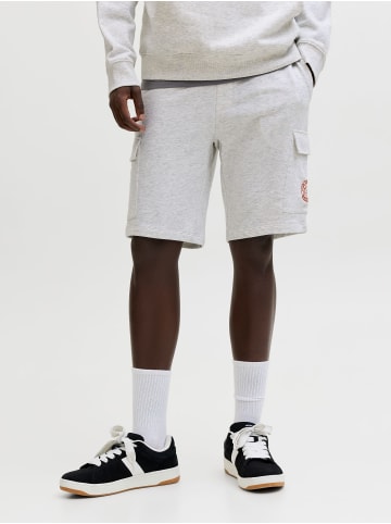 Jack & Jones Sweat-Shorts in White Melange