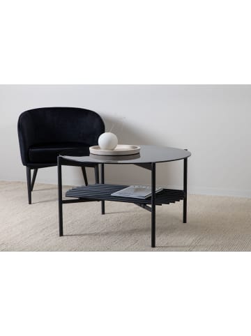 ebuy24 Couchtisch VonStaf Schwarz 80 x 80 cm