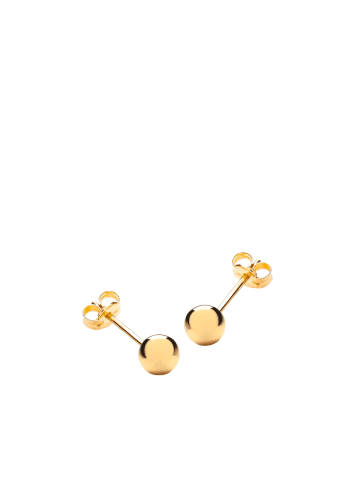 Lucardi 375 Gold Ohrringe Rund