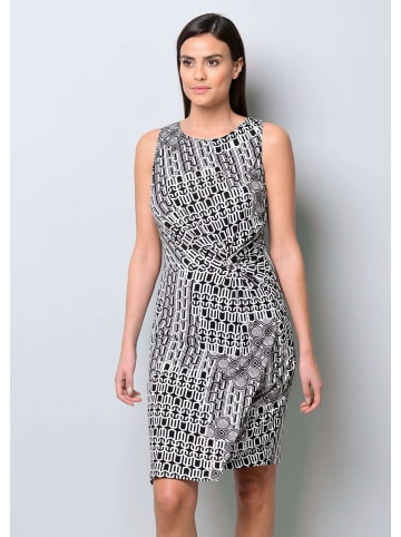 Alba Moda Kleid mit Knoten vorne in schwarz