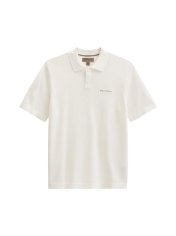 Marc O'Polo Strick-Poloshirt DFB Travel Collection in Silky White