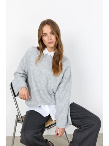 soyaconcept SC-ORLEAN 4 Pullover mit Rundhalsausschnitt in Anthrazit