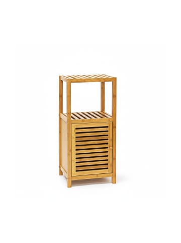 relaxdays Badregal in Natur- (B)36,5 x (H)80 x (T)33 cm