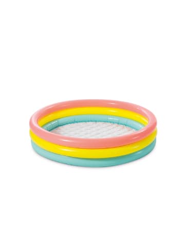Intex Planschbecken Sunset Glow Baby Pool, 3-Ring 147x33cm in bunt