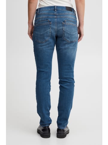 Pulz Jeans PZMELINA loose fit in Medium Blue Denim