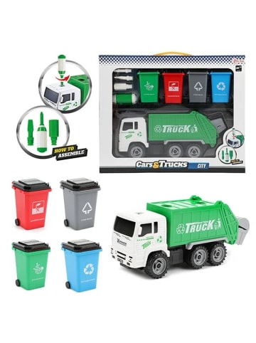 Toi-Toys Müllwagen Müllauto LKW zum Bauen 3 Jahre