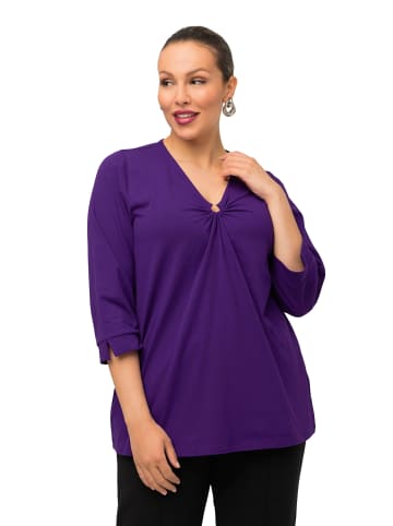 Ulla Popken Shirt in tiefes violett