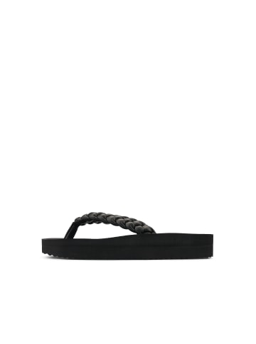 Flip Flop Zehentrenner "wedgy*weave" in Schwarz