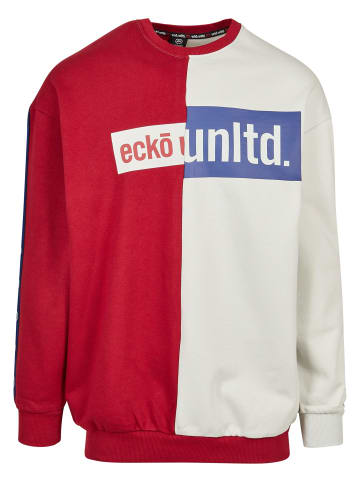 Ecko Rundhalsausschnitt in red/grey