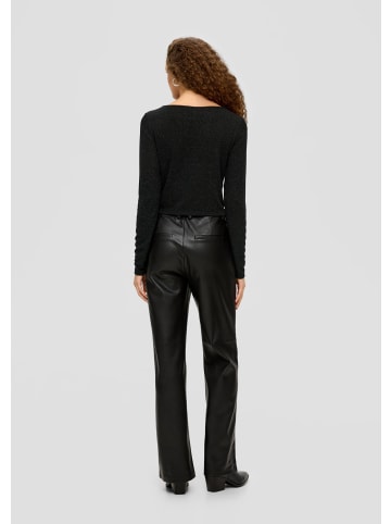 QS T-Shirt in 9999_schwarz