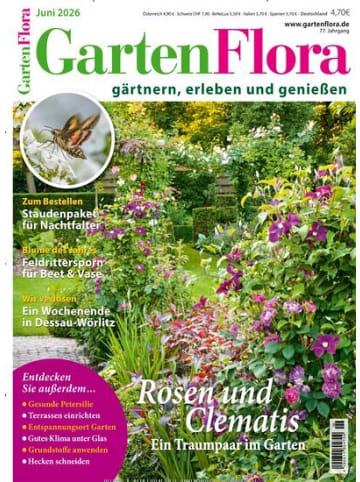 Hubert Burda Media 12 x GARTENFLORA Zeitschrift (Gutschein für Jahres Abo)