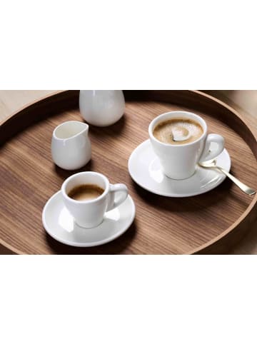 Ritzenhoff & Breker 6er Set Kaffeetassen Bari 150 ml in weiß