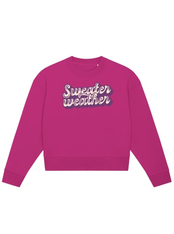 wat? Apparel Sweatshirt Sweater weather in Orchid Flower