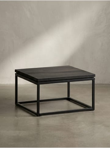 KADIMA DESIGN Couchtisch 60x60x35 cm Mango Massivholz / Metall Sofatisch