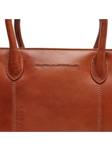 The Chesterfield Brand Novum Shopper Tasche Leder 34 cm in cognac