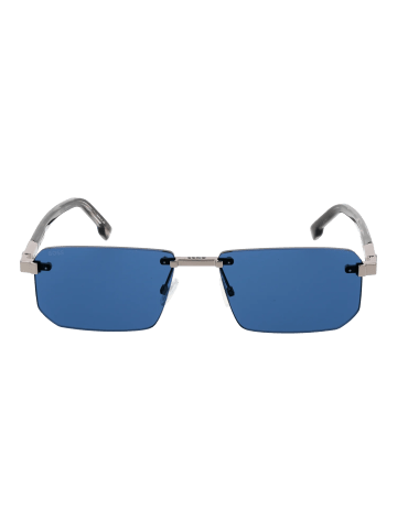 BOSS Männer Sonnenbrille Rechtwinklig Silber