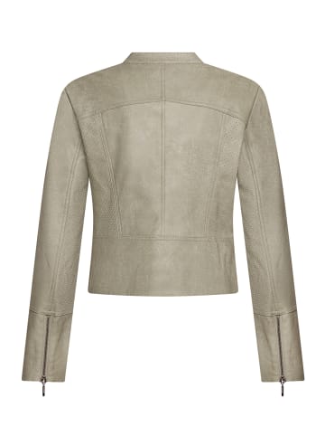 AMBER & JUNE Casual-Jacke mit Stehkragen in khaki