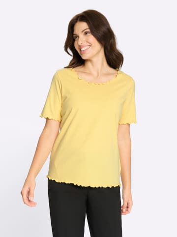 Sieh an! Kurzarm-Shirt in zitrone