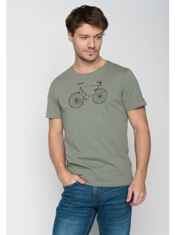 GreenBomb T-Shirt Bike Mikkel in Oliv