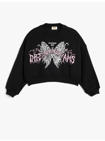 KOTON Sweatshirt in Schwarz