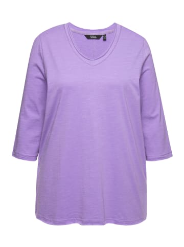 Ulla Popken Shirt in blauer flieder
