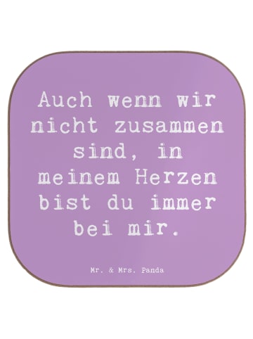Mr. & Mrs. Panda Untersetzer für Gläser Spruch Trennung von den ... in Lavendeltraum