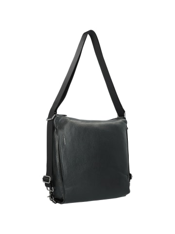 Mandarina Duck Mellow Umhängetasche Leder 30 cm in nero