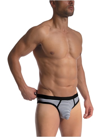 Olaf Benz Slip RED2475 Retrobrief in white-grey