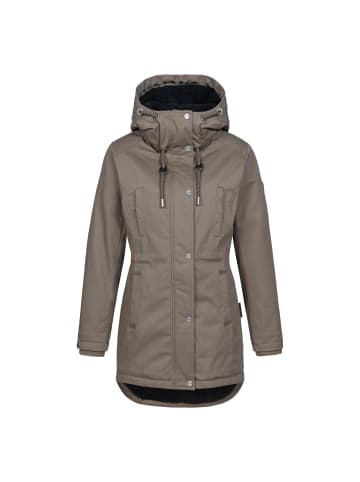Navahoo Winterjacke Navahoo Winterfunke Damen Winterjacke N038 in Stone Brown