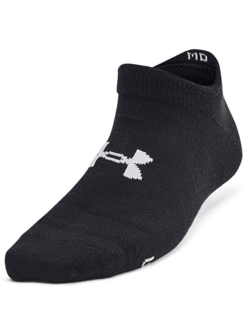 Under Armour Kinder Socken "Ua Yth Essential No Show 6Pk" in Schwarz