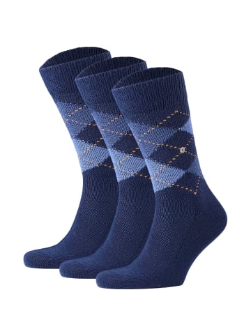 Burlington Socken 3er Pack in dunkelblau