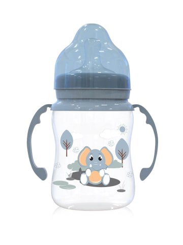 BABY CARE Baby-Weithalsflasche 250 ml in blau