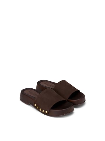 Marc O'Polo Pantolette Model Mary in burnt coffee