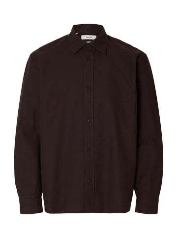 SELECTED HOMME Hemd 'Sinus' in braun