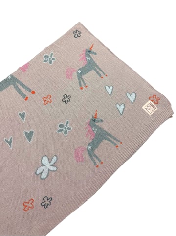 Kaiser Naturfellprodukte Babydecke Strick Unicorn natural combo