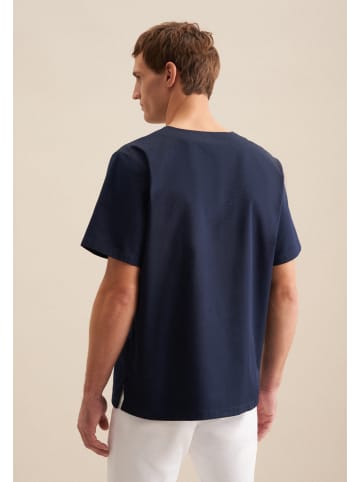 Seidensticker Kasack Regular in Dunkelblau