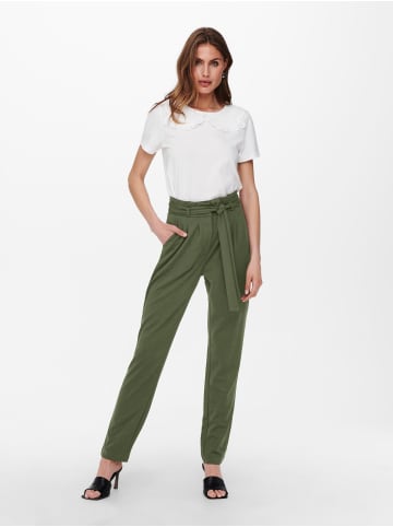 JACQUELINE de YONG Elegante High Waist Stoffhose Paperback Marlene Pants JDYTANJA in Khaki