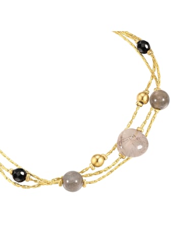 Eastside NY Armband aus Edelstahl mit Spinell in gelbgold