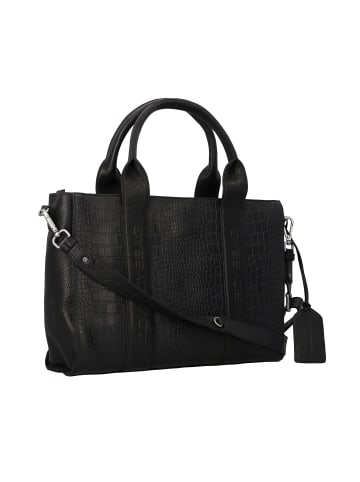 Cowboysbag Glam Rock Hill Shopper Tasche 38 cm Laptopfach in croco black