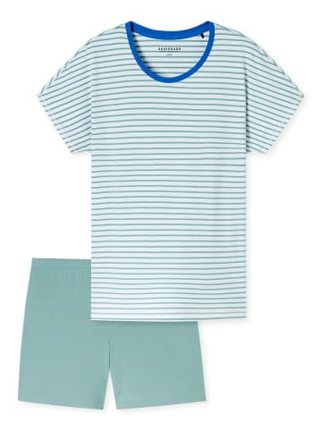 Schiesser Pyjama Casual Essentials in jade